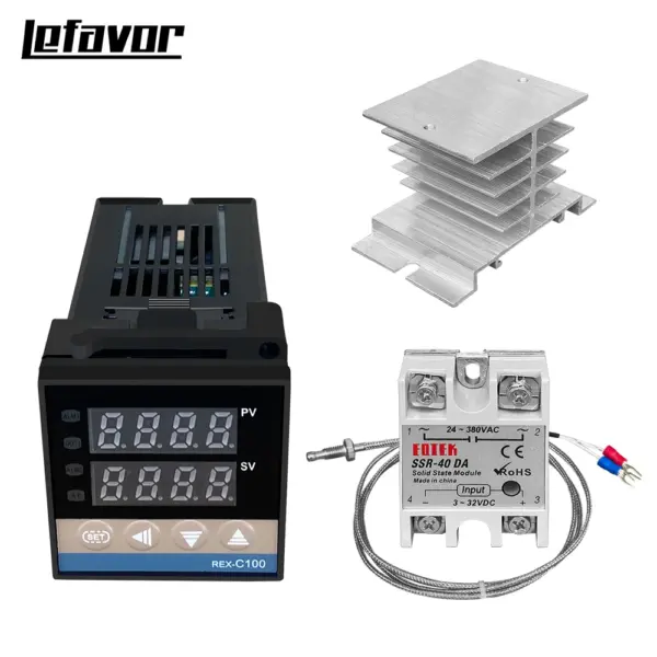 REX-C100 PID Temperature Controller with K Probe - Image 9