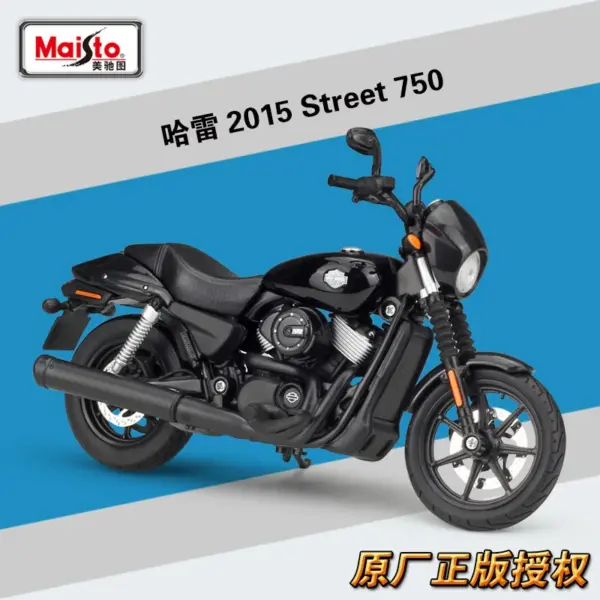 Maisto 1:12 Harley-Davidson Diecast Motorcycle Model - Image 14