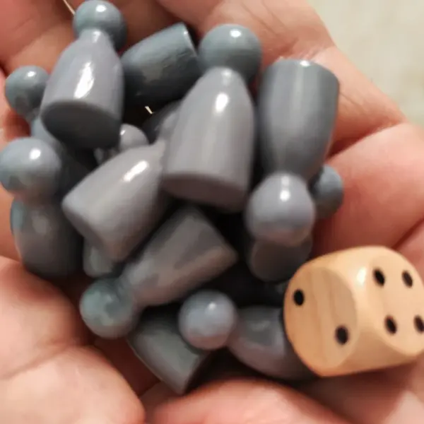 16-Piece Wooden Humanoid Puzzle Game Set - Image 5