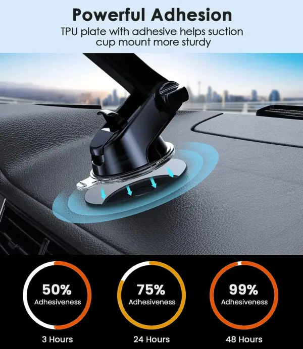 Universal Car Dashboard Suction Mount - Image 5
