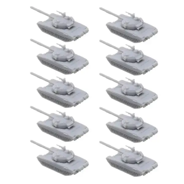 10PCS T-72B Model Tanks for Scale Display - Image 7