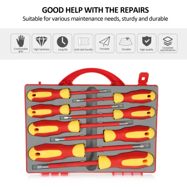 8-Piece Insulated Screwdriver Set 500V - Image 5