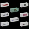 HO Scale 20ft Hi-Cube Reefer Container