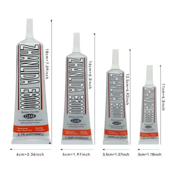 Zhanlida E6000 15ml Transparent Multi-Purpose Glue - Image 5