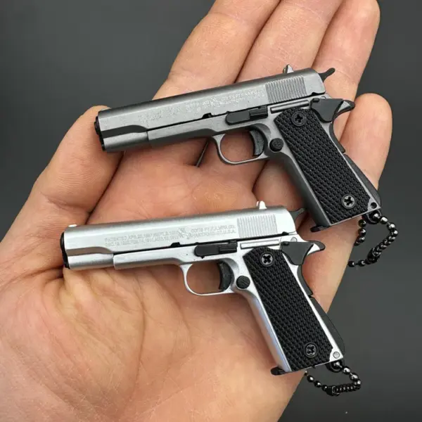 Colt 1911 Mini Alloy Pistol Keychain - Image 4