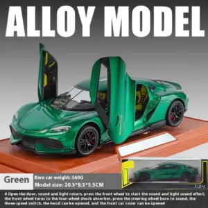 1:24 Gemera GT Diecast Model Car with Sound 30 S01606cecb39c459ebe21c5c935d1f858v