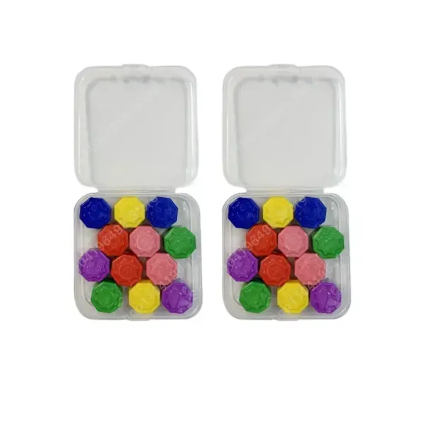 6Pcs Colorful Gonggi Jack Stone Set - Image 5