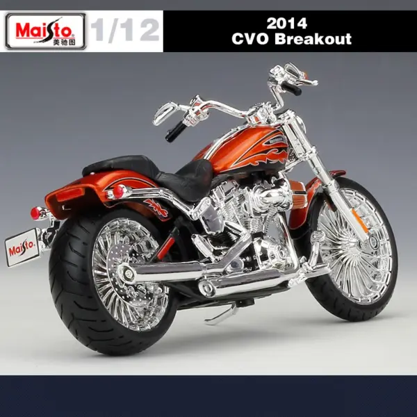 Maisto 1:12 Alloy Harley CVO BREAKOUT Model - Image 4