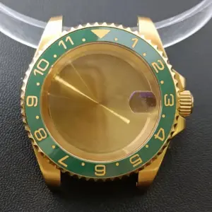 NH35 GMT Steel Watch Case 40.5mm Silver 153 S01c06d7b340148a1845f64b623f0d5385