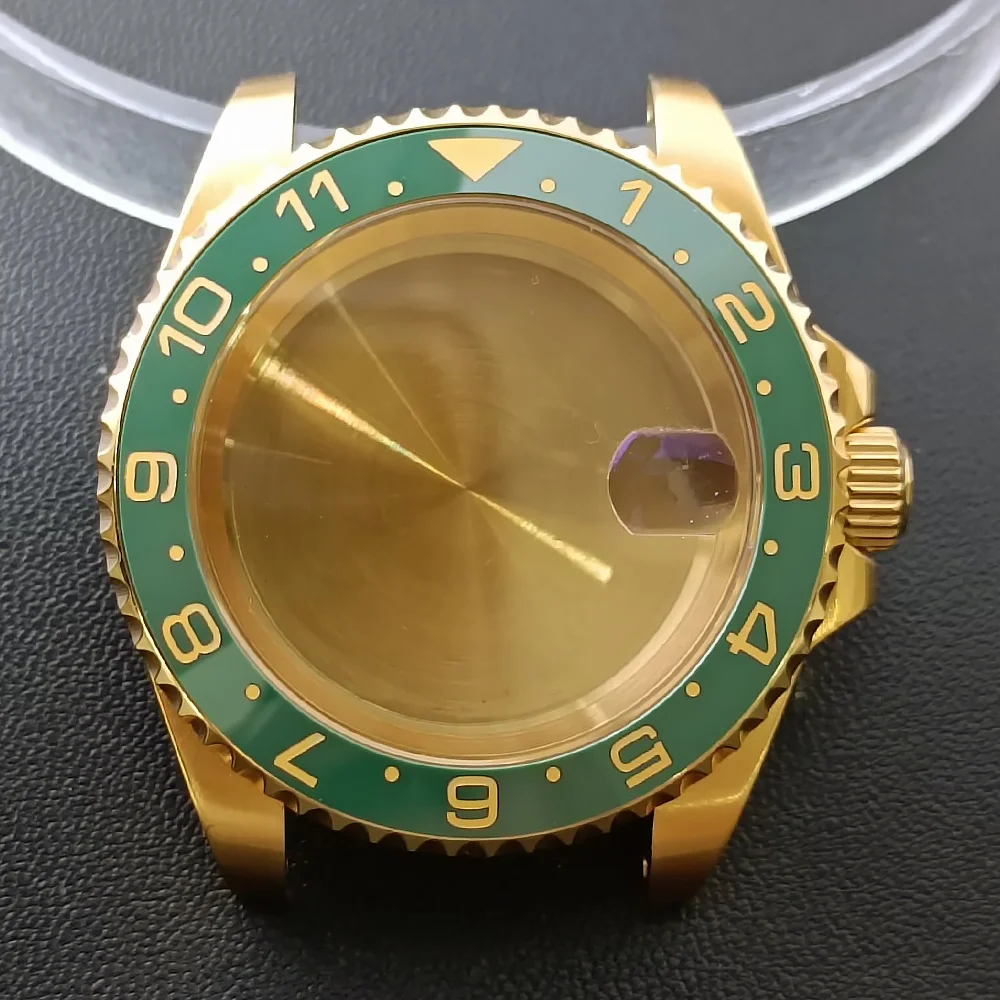 NH35 GMT Steel Watch Case 40.5mm Silver 23 NH35 GMT Steel Watch Case 40.5mm Silver - Image 23