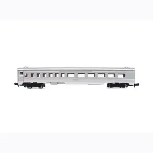 N Scale 1/160 Silver Four-Axle Train Car 9 S01fb982b5a544847aa759f381154163aI
