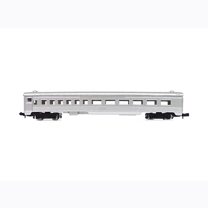 N Scale 1/160 Silver Four-Axle Train Car 3 N Scale 1/160 Silver Four-Axle Train Car - Image 3