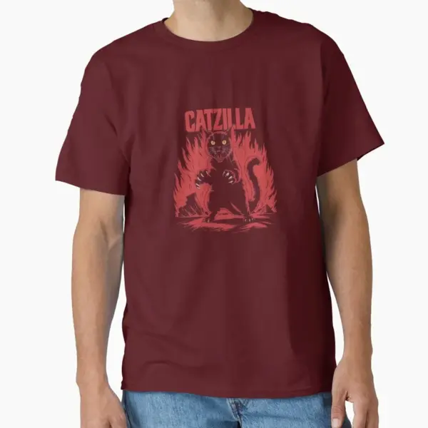 Vintage Sunset Cat Lover T-Shirt for Men - Image 12