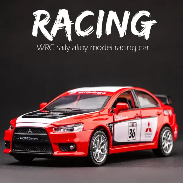 1:32 Mitsubishi Lancer Evolution X10 Diecast Model - Image 9