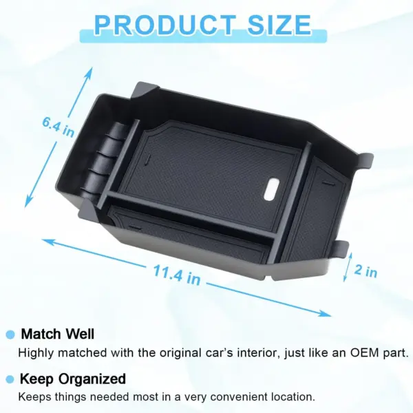 Honda Accord 2023-24 Center Console Organizer - Image 5