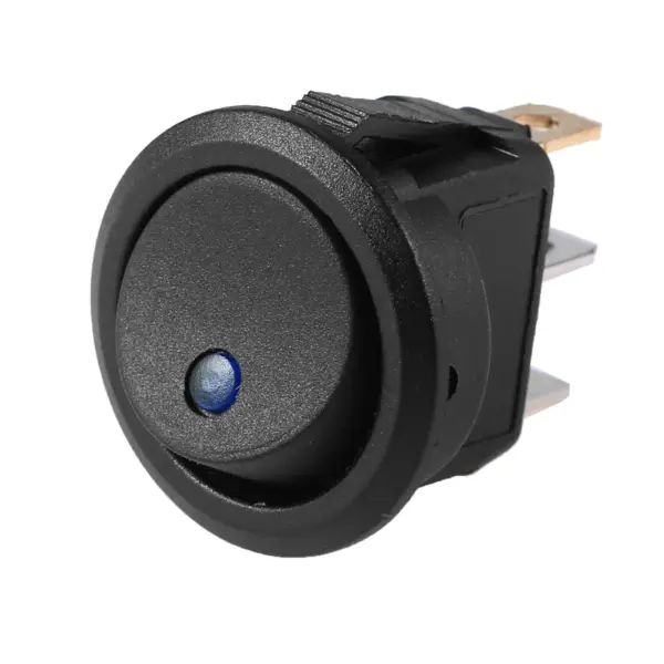 12V Waterproof Rocker Switch with LED Light - Image 4