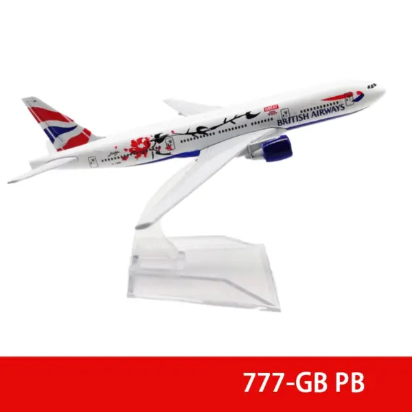 Diecast Boeing 747 777 Airplane Model 15cm - Image 45