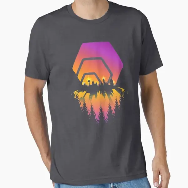 HEX Shining City Crypto Men's T-Shirt S-6XL - Image 14