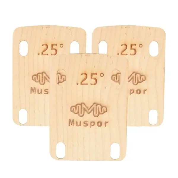 3 Pcs Maple Guitar Neck Shims Set - Image 4