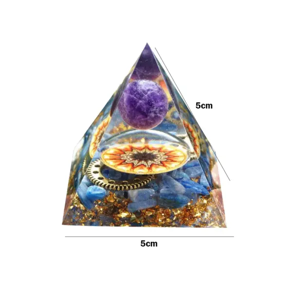 5cm Natural Stone Orgonite Pyramid Crystal - Image 21