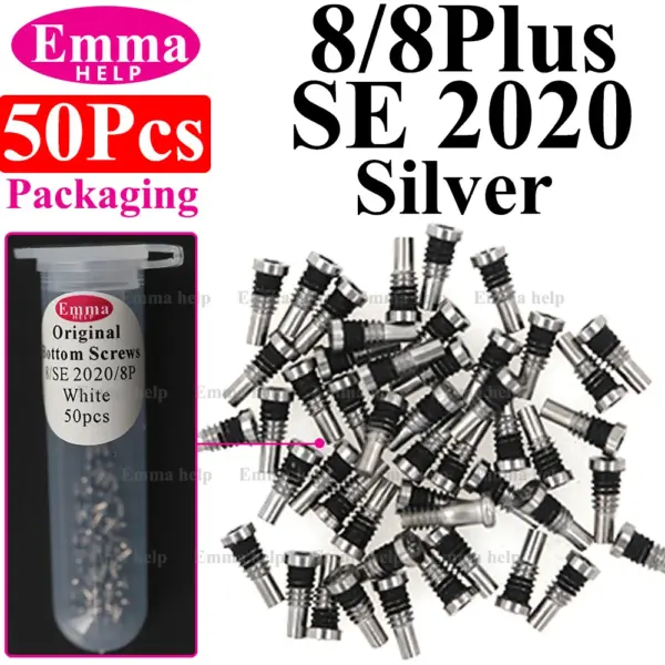 50Pcs iPhone Bottom Dock Repair Screws for Models 7-15 - Image 8