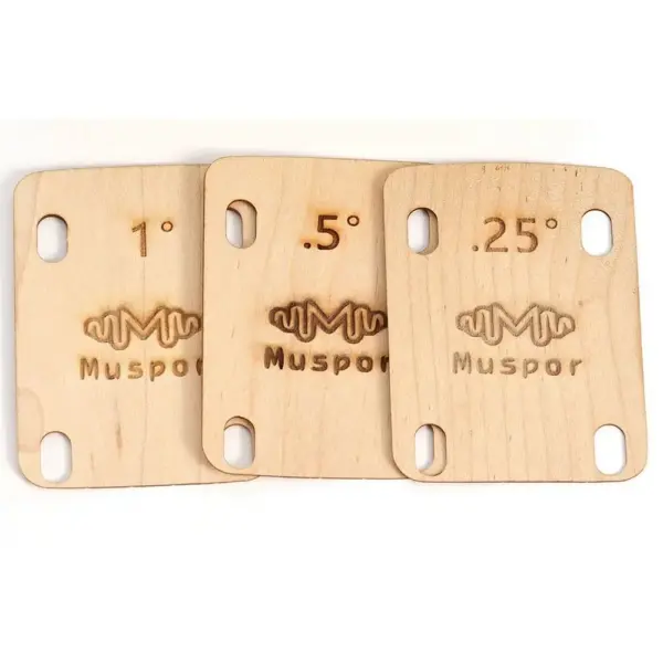 3 Pcs Maple Guitar Neck Shims Set - Image 8