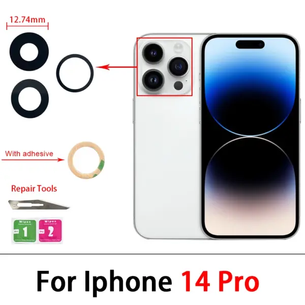 iPhone Camera Glass Lens Replacement Kit - Image 12