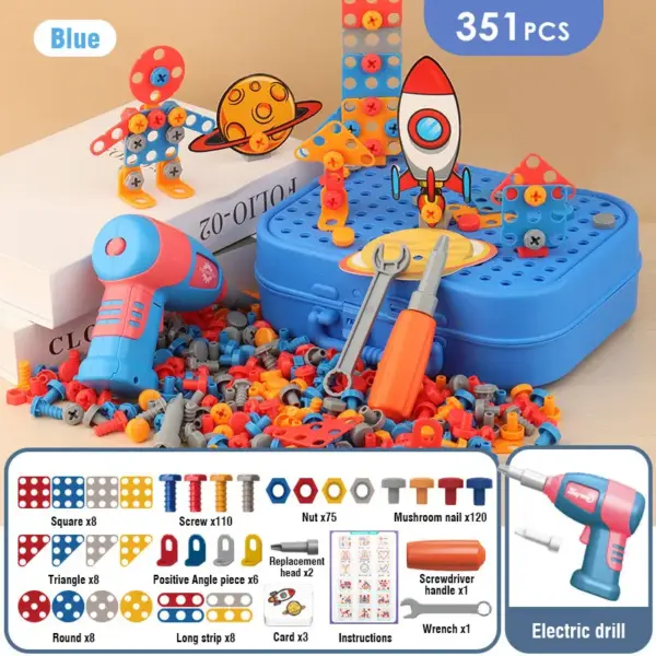 Electric Drill Puzzle Set 351pcs - Image 10