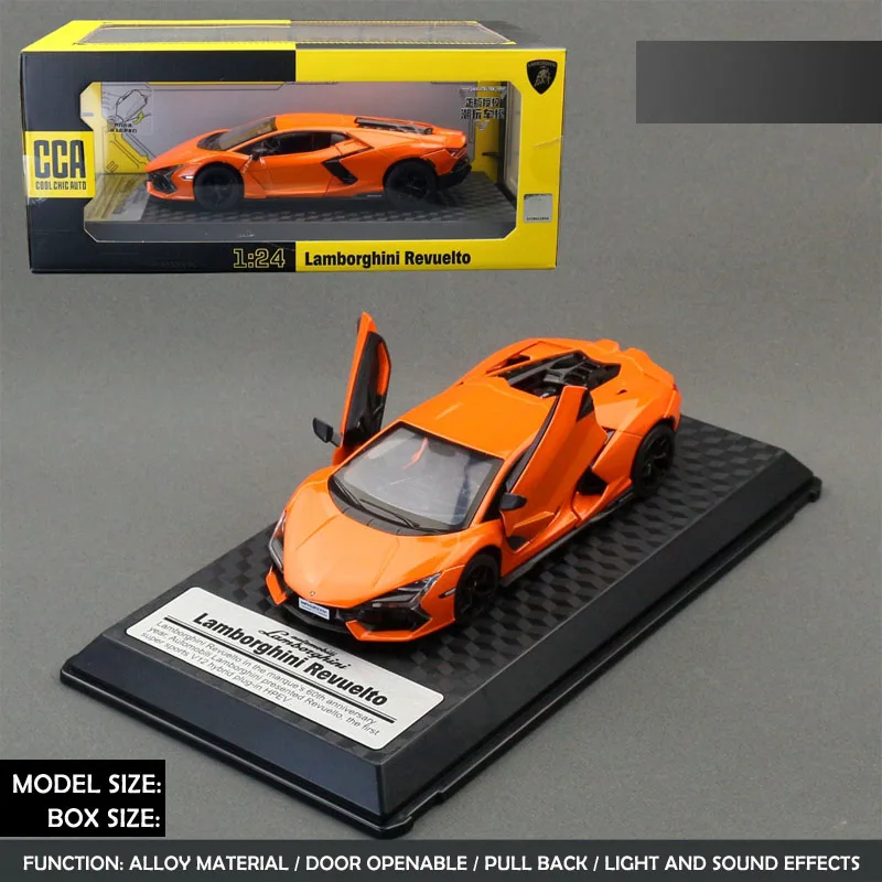 CCA 1:24 Lamborghini Revuelto Diecast Car Model 9 CCA 1:24 Lamborghini Revuelto Diecast Car Model - Image 9