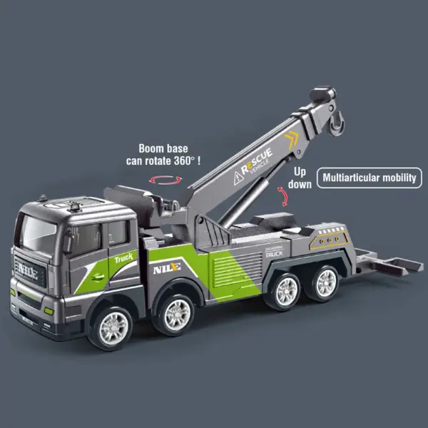 Alloy Diecast Engineering Truck Model Set - Image 5