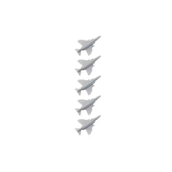 5PCS F-4E Carrier Aircraft Resin Models - Image 8