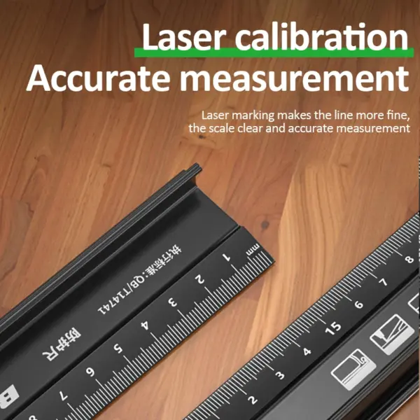 Aluminum Straight Ruler for Woodworking 20/30/45cm - Image 4