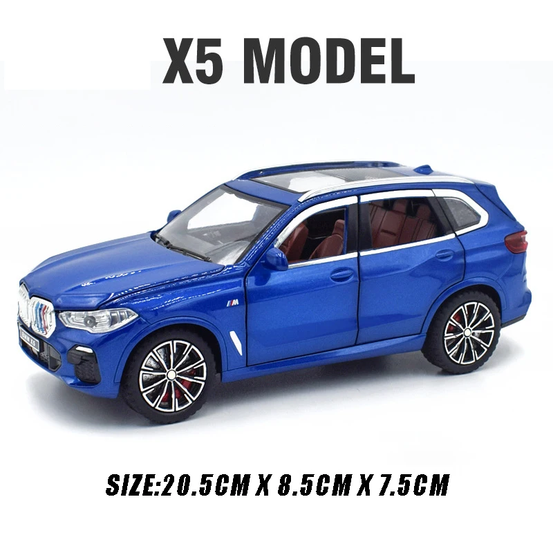 1:24 BMW X5 Diecast Model SUV with Lights 12 1:24 BMW X5 Diecast Model SUV with Lights - Image 12