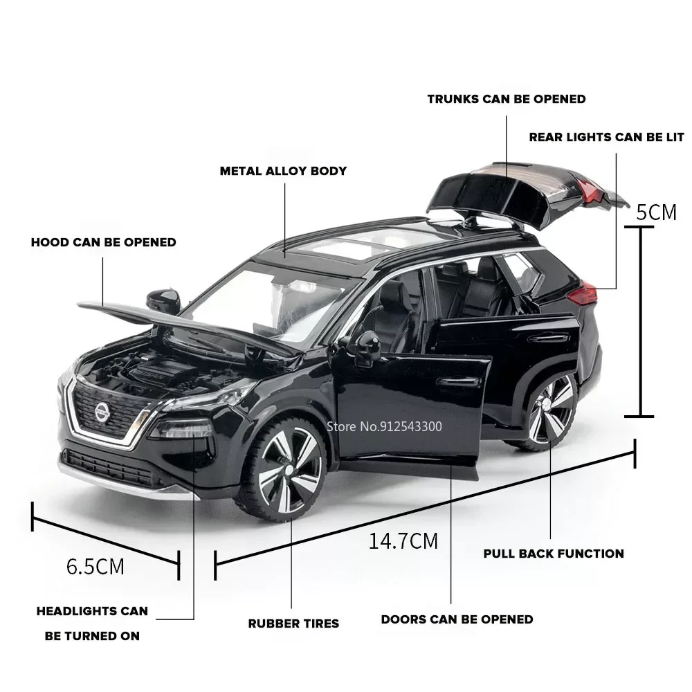 1/32 Scale Nissan X-Trail Diecast Toy Car 6 1/32 Scale Nissan X-Trail Diecast Toy Car - Image 6