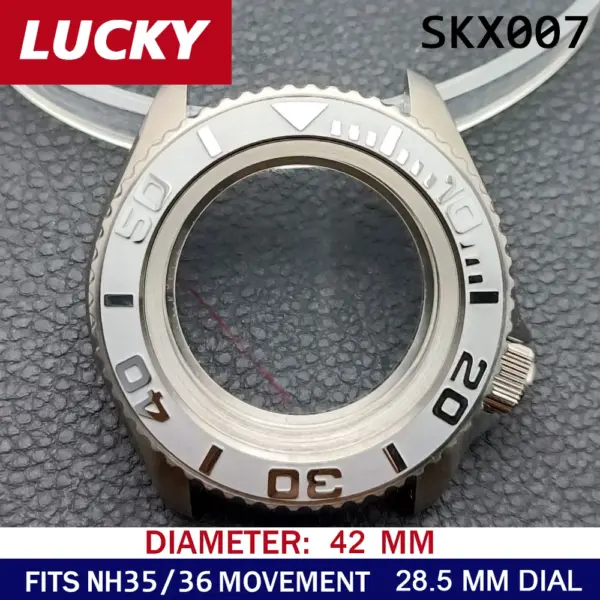 N H35 42mm Stainless Steel Watch Case - Image 44