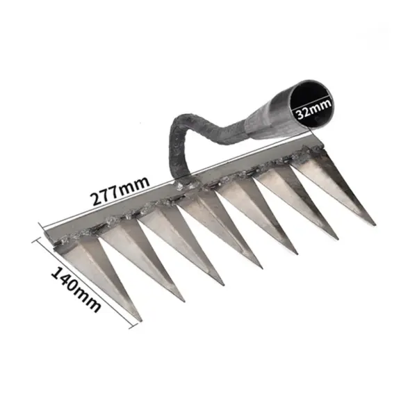 Height Adjustable Garden Tiller with Long Handle - Image 7