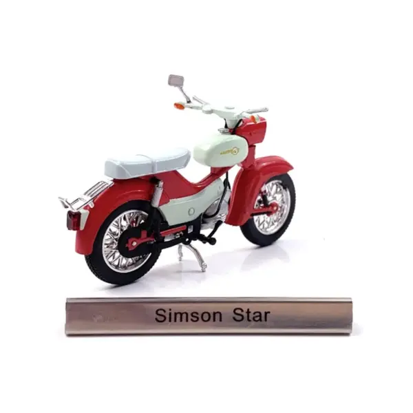 1:24 Scale Atlas Simson Star Motorcycle Model - Image 4