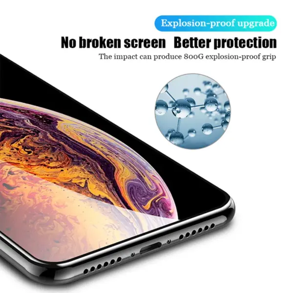 3PCS Tempered Glass for iPhone Models Protectors - Image 5