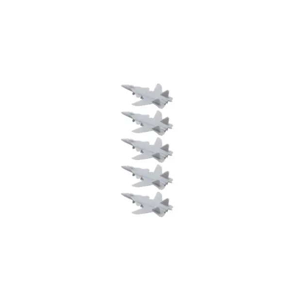 5PCS Russia Su-47 Resin Fighter Models - Image 7