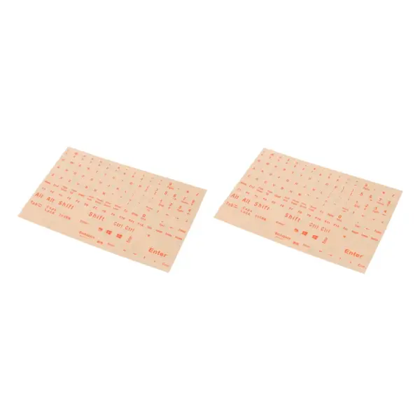2 Sheets English Keyboard Stickers for Laptops - Image 3