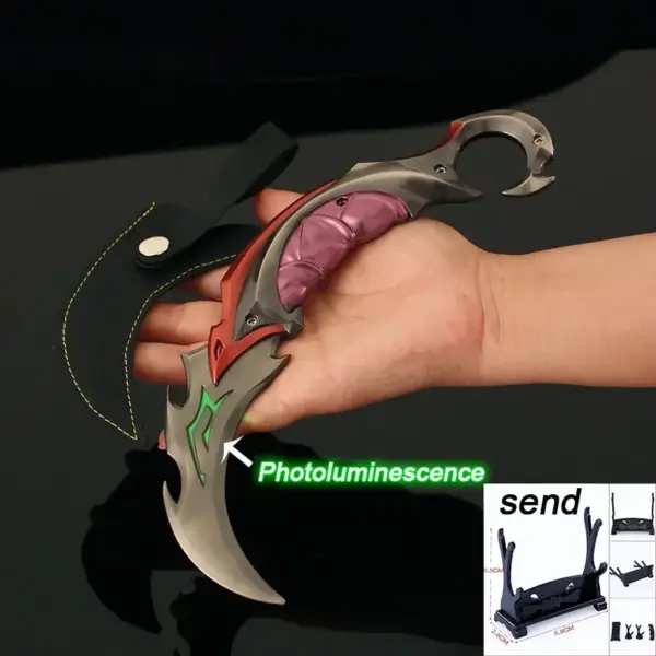 Valorant Luminous Reaver Karambit Replica 22cm - Image 10