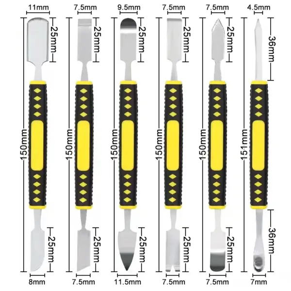 6-in-1 Pry Bar Set for Screen Repair - Image 2