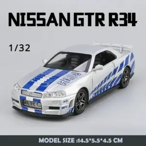 Wild Speed Nissan Skyline GT-R R34 Alloy Model 24 S0408064e587a448fb42c55691da8669dA