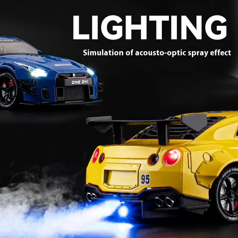 Nissan GTR R35 1:24 Diecast Model Car 6 Nissan GTR R35 1:24 Diecast Model Car - Image 6