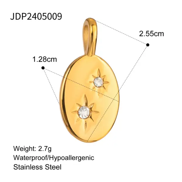 Stainless Steel Sea Shell Pendant Charm - Image 33