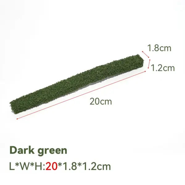 50cm 1m Green Shrub Strips Miniature Model - Image 17