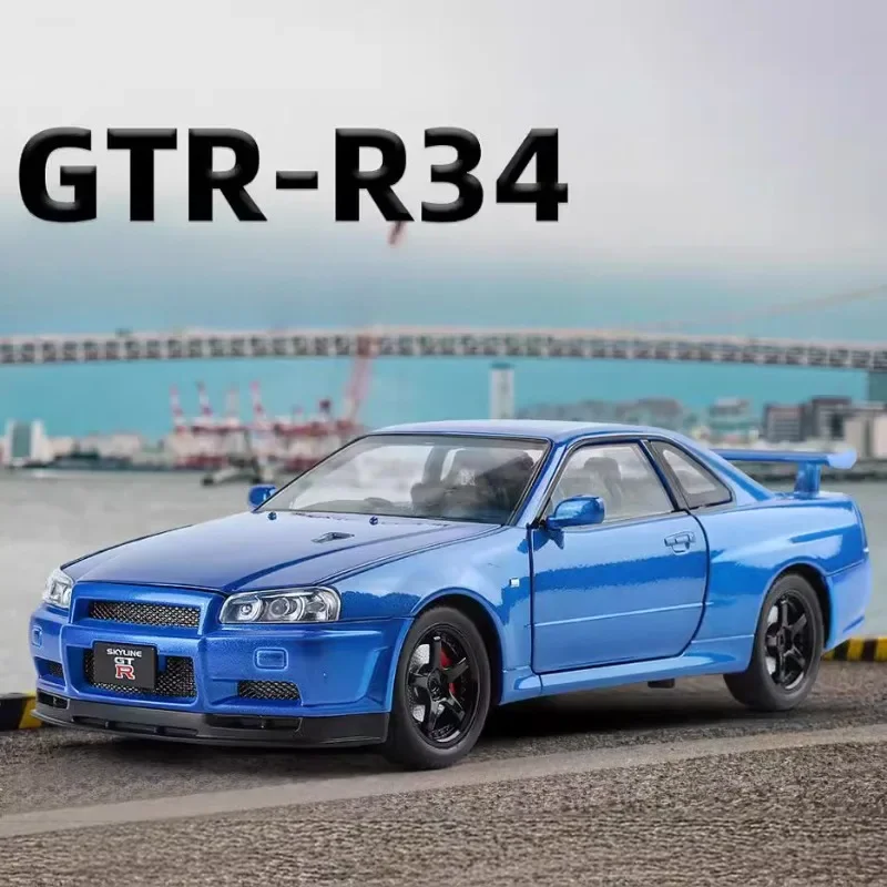 Wild Speed Nissan Skyline GT-R R34 Alloy Model 3 Wild Speed Nissan Skyline GT-R R34 Alloy Model - Image 3