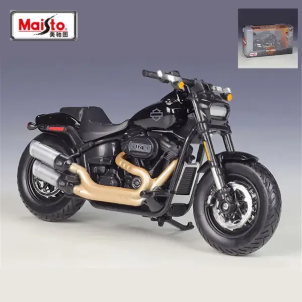 Maisto 1:18 Harley Davidson Fat Bob Model - Image 9
