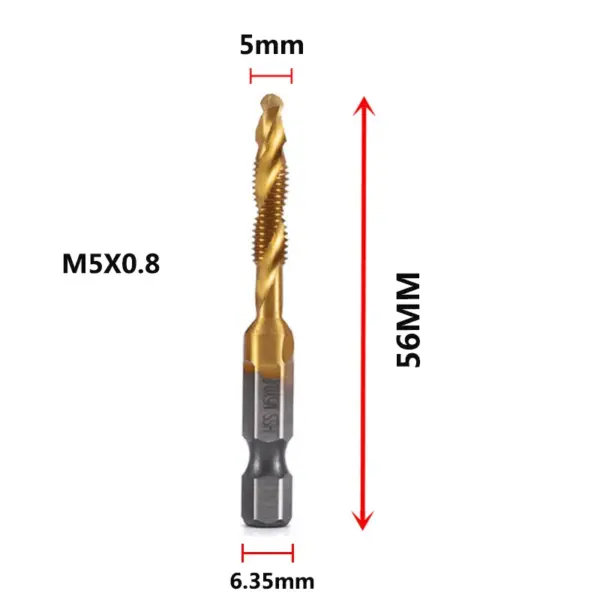 HSS Metric Tap Drill Bits Set M3 to M10 - Image 29