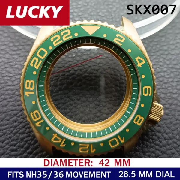 N H35 42mm Stainless Steel Watch Case - Image 15